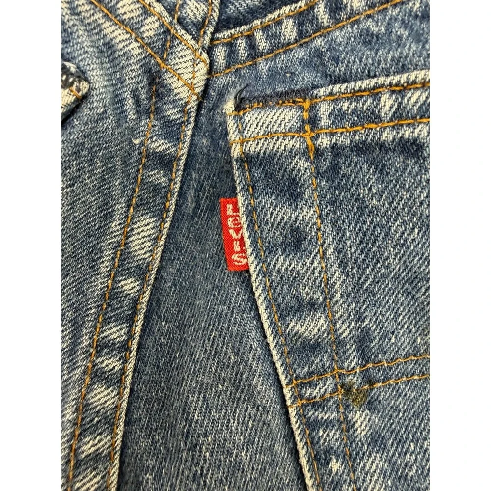 Vintage Levi's 501-0117 USA Jeans 31x31 DEVS Wash Em Hot Tag 1983 Distressed